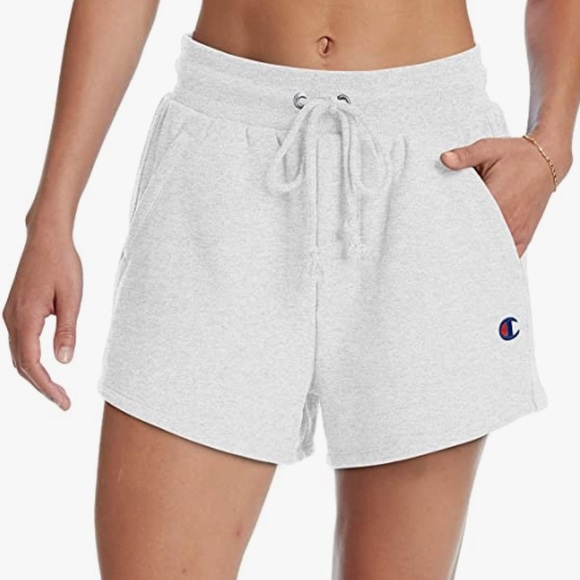 Champion Women’s Fleece Set Shorts Crop Hoodie - Picture 6 of 15